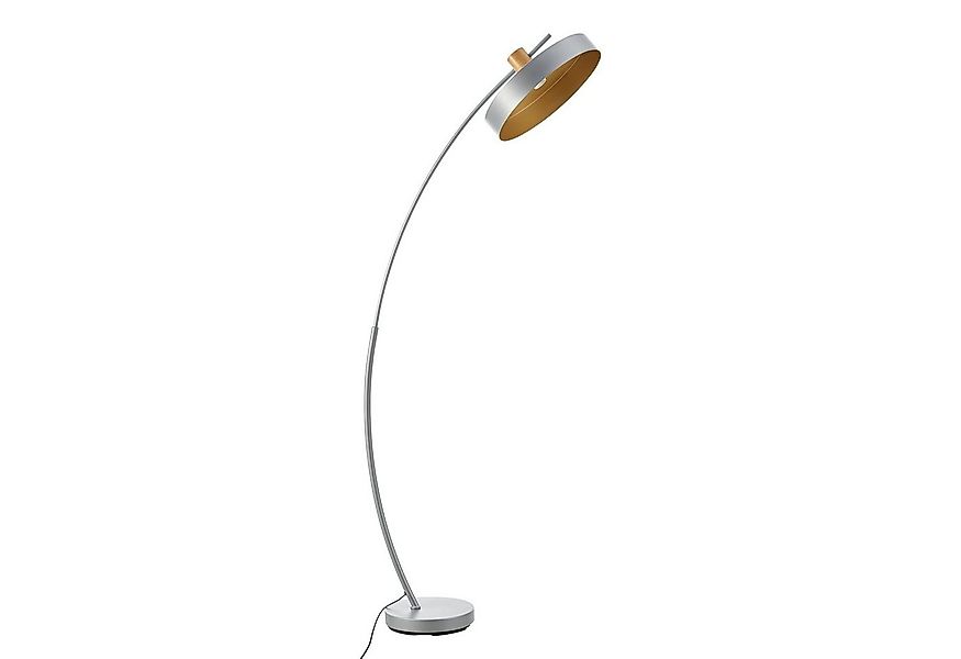 lux.pro Stehlampe, »Stafford« Bogenleuchte 159cm hoch 1xE27 Grau günstig online kaufen