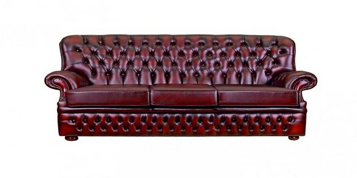 Xlmoebel 3-Sitzer Braun Sofa im Chesterfield-Stil mit Bezug antikem, 1 Teil günstig online kaufen