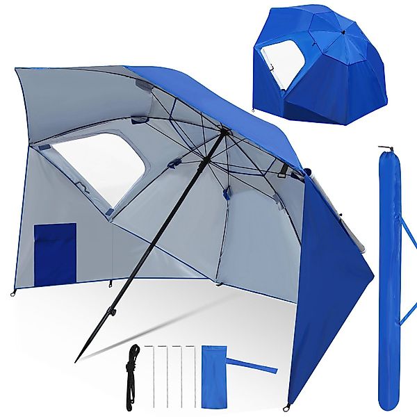 Clanmacy Strandmuschel Sonnenschirme mit umbrella system günstig online kaufen