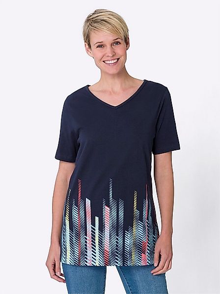 Sieh an! Trainingsshirt Longshirt Kurzarm günstig online kaufen