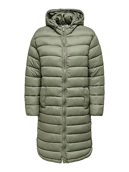ONLY Oversize Stepp- Mantel Damen Grün günstig online kaufen