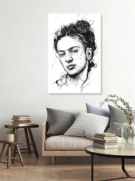 Poster / Leinwandbild - Frida günstig online kaufen