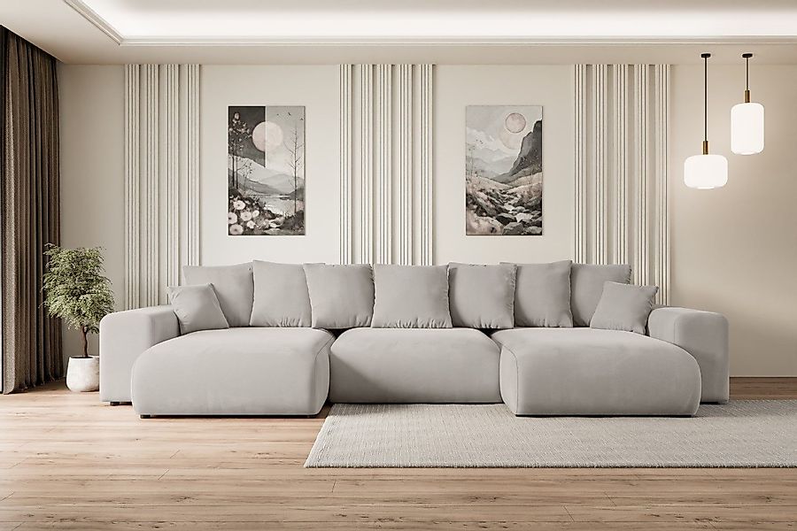 ALTDECOR Wohnlandschaft ESKAR-U, Couch mit Schlaffunktion, günstig online kaufen