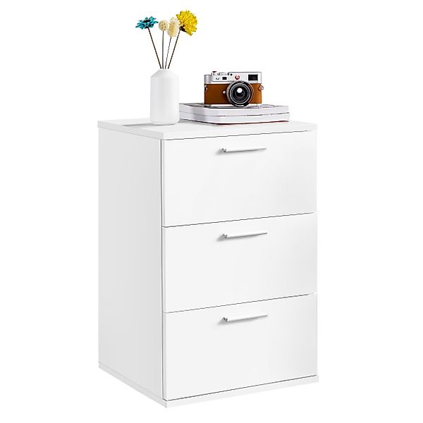 Yaheetech Nachtschrank 3 Schubladen, 60cm hoch günstig online kaufen