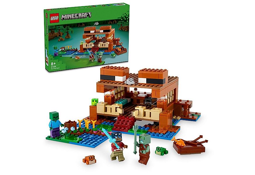 LEGO® LEGO® 21256 Minecraft - Das Froschhaus Konstruktions-Spielset günstig online kaufen