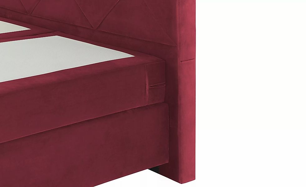 Musterring Boxspringbett Standardversion Dubai  ¦ rot ¦ Maße (cm): B: 197 H günstig online kaufen