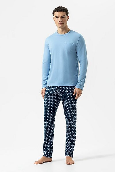 Mey Schlafanzug Serie Classic Blue Tie (2 tlg) Reine Baumwolle, Jersey-Qual günstig online kaufen