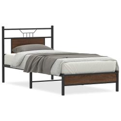 vidaXL Bett Bettgestell ohne Matratze Braun günstig online kaufen