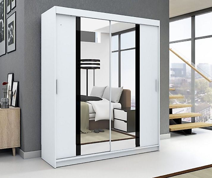 A&J MöbelLand GmbH Schiebetürenschrank BRANI mit Soiegel (TOP ANGEBOT! Gerä günstig online kaufen