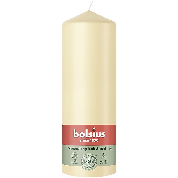 Bolsius Kugelkerze Bolsius Stumpenkerze beige 20 günstig online kaufen