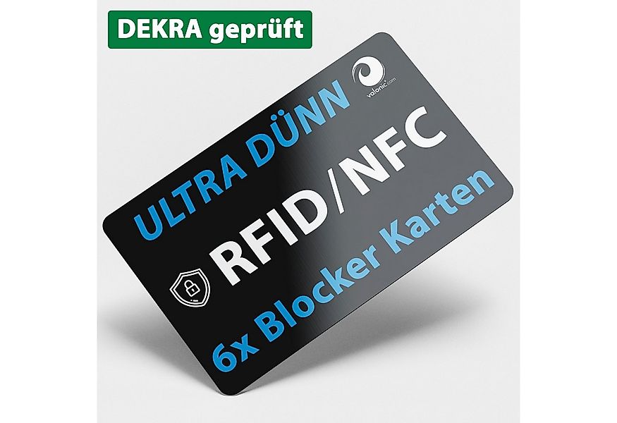 valonic Etui valonic - RFID Blockerkarte, DEKRA geprüft, ultra dünn günstig online kaufen