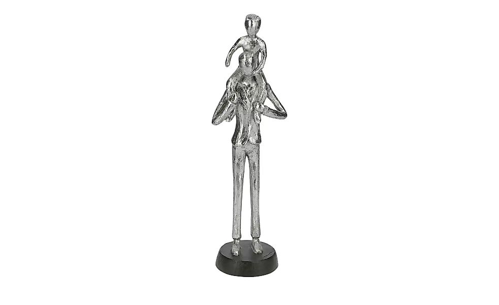 HOME STORY Deko Figur   ¦ silber ¦ Polyresin (Kunstharz) ¦ Maße (cm): B: 10 günstig online kaufen