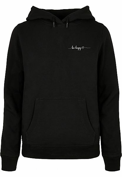 Merchcode Kapuzenpullover "Merchcode Damen Ladies Be Happy Basic Hoody", (1 günstig online kaufen