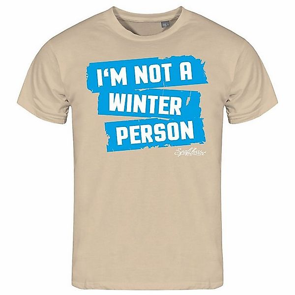 deinshirt Print-Shirt Herren T-Shirt Im not a winter person Funshirt mit Mo günstig online kaufen