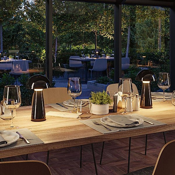 Paulmann LED Außen-Tischleuchte "Akkuleuchte Onzo dimmbar IP44" 1 Stk. Warm günstig online kaufen