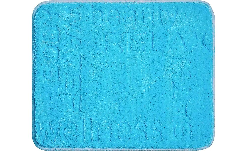 Grund Badematte   ¦ blau ¦ Synthetik ¦ Maße (cm): B: 50 H: 2 Badtextilien > günstig online kaufen