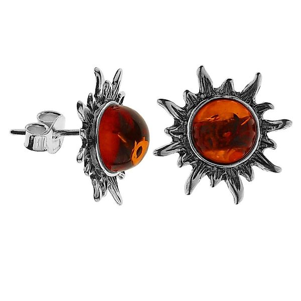 OSTSEE-SCHMUCK Paar Ohrstecker Ostsee-Schmuck Ohrstecker Sonne günstig online kaufen