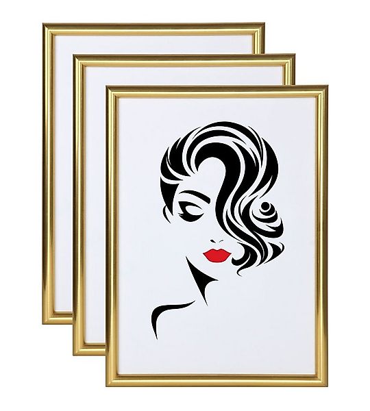 IDEAL TREND Bilderrahmen 3er 5er Set Classic Leichter Kunststoff Bilder Fot günstig online kaufen