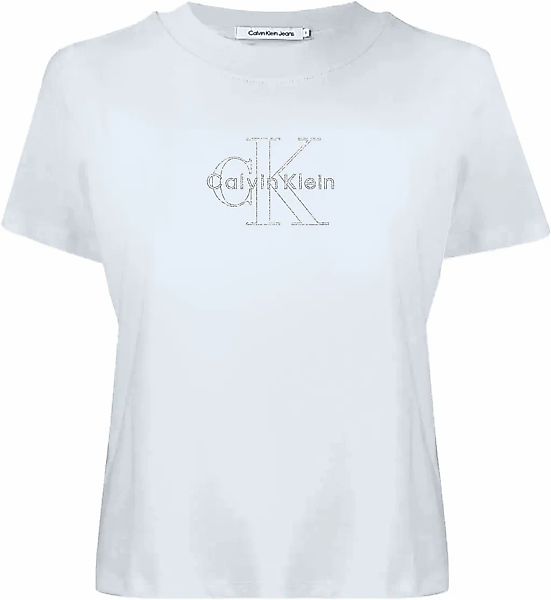 Calvin Klein Jeans T-Shirt "CLASIC MONOLOGO TEE" Regular fit mit Rundhalsau günstig online kaufen