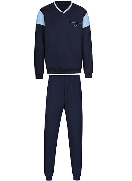 Trigema Schlafanzug TRIGEMA Schlafanzug in modischem Design (1 tlg) günstig online kaufen