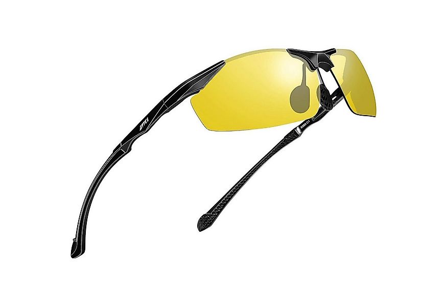 LuxusKollektion Sonnenbrille Herren Nachtfahrbrille Polarisiert Gelbe HD Na günstig online kaufen