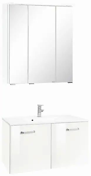 welltime Badmöbel-Set »Ravenna«, (2 St.), Breite 70 cm, inklusive Bad-Spieg günstig online kaufen