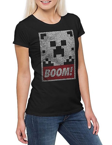 Urban Backwoods Print-Shirt Boom! Damen T-Shirt Gamer Games Schlange Geek N günstig online kaufen