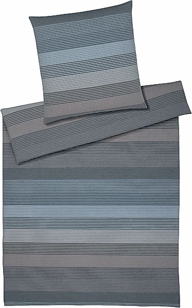 Elegante Bettwäsche "Fjord" 2 Stk. tlg. angenehmes Hautgefühl günstig online kaufen