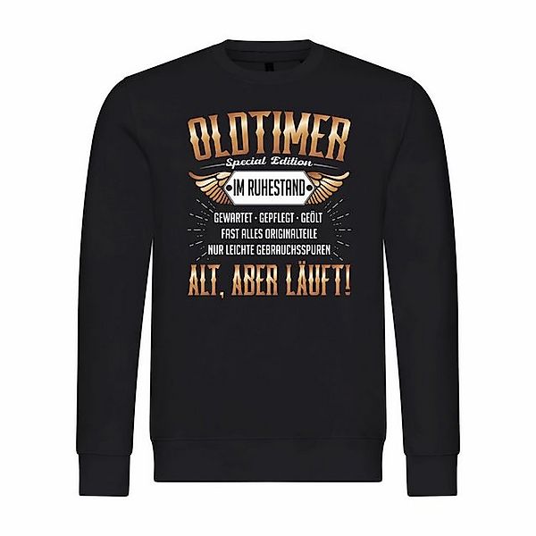 deinshirt Rundhalspullover Herren Sweatshirt Oldtimer im Ruhestand Mit Prin günstig online kaufen