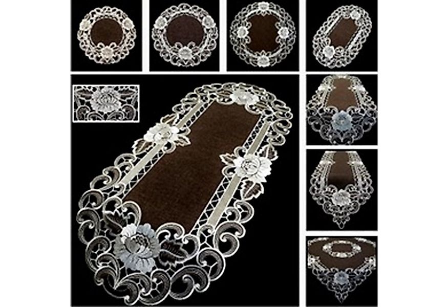 Brilliant Tischdecke Bestickt / Versch. Größen / Tischdecke / RZ-H-8810-KF, günstig online kaufen