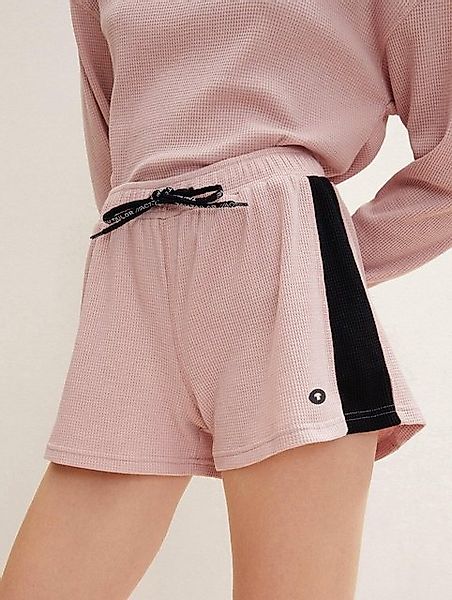 TOM TAILOR Laufhose Shorts in Waffeloptik günstig online kaufen