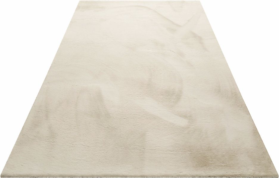 Wecon home Basics Hochflor-Teppich "Anna" rechteckig 25 mm Höhe Wohnzimmer, günstig online kaufen