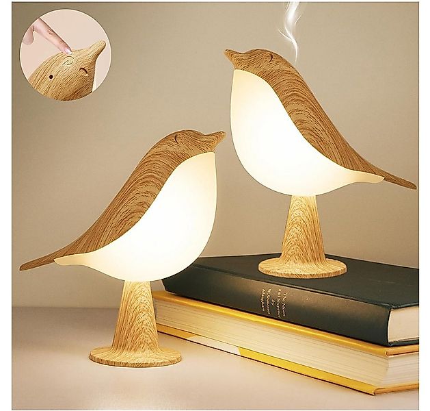 Jibenhome LED Nachttischlampe Kabellos Touch Tischlampe, Dimmbar, Akku Nach günstig online kaufen