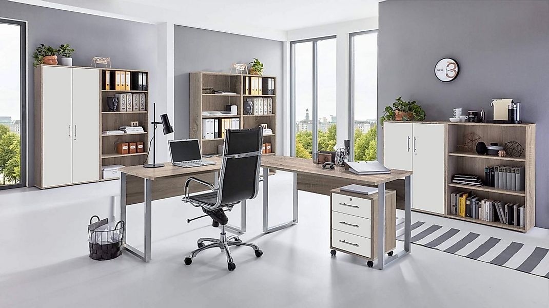 moebel-dich-auf Büromöbel-Set OFFICE EDITION Set 7, (abschließbar, 8-tlg., günstig online kaufen