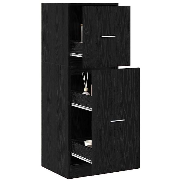vidaXL Apothekerschrank Schwarze Eiche 40 x 41 x 118 cm Holzwerkstoff 86903 günstig online kaufen