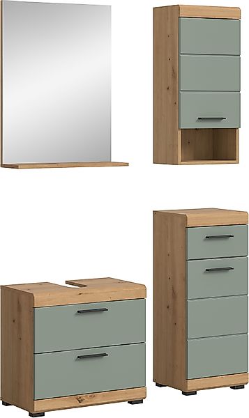 INOSIGN Badmöbel-Set »Siena, 4 teilig, bestehend aus:«, (Set), Waschbeckenu günstig online kaufen