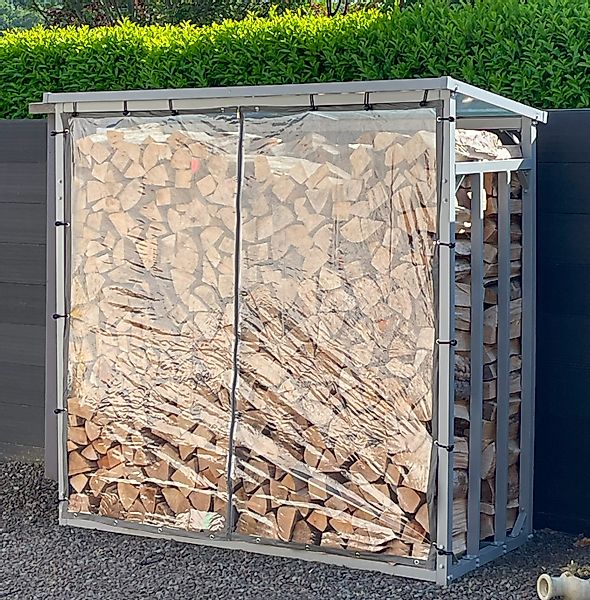 Quick Star Kaminholzregal 126x177cm Wetterschutz für günstig online kaufen
