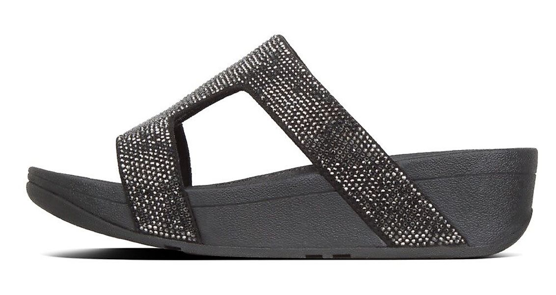 Fitflop MARLI Pantolette Sommerschuh, Strandschuh, Sandale, Flats mit Glitz günstig online kaufen