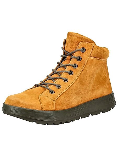 Think! Think! Stiefelette Veloursleder Schnürstiefelette günstig online kaufen