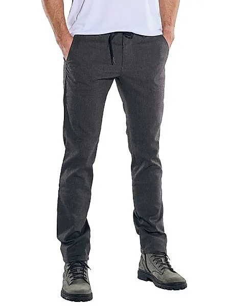 emilio adani Chinohose emilio adani Herren Chino in Wolloptik, Anthrazit günstig online kaufen
