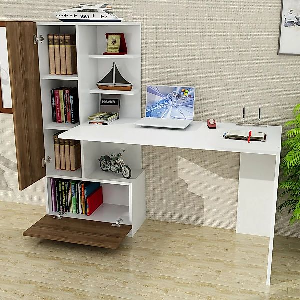 home24 Schreibtisch-Kombination Aidu günstig online kaufen