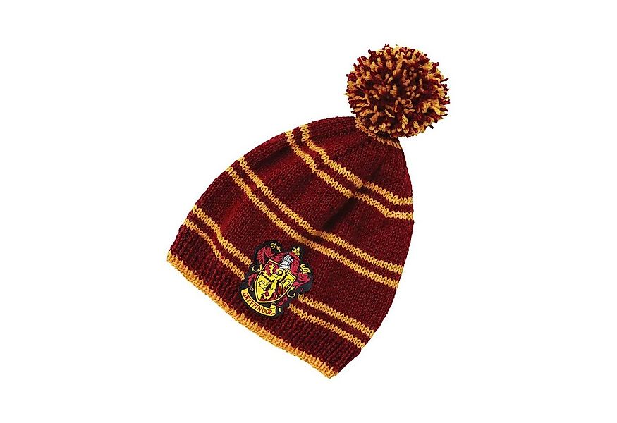 Harry Potter Strickmütze Harry Potter Mütze rot zum Stricken - Gryffindor günstig online kaufen