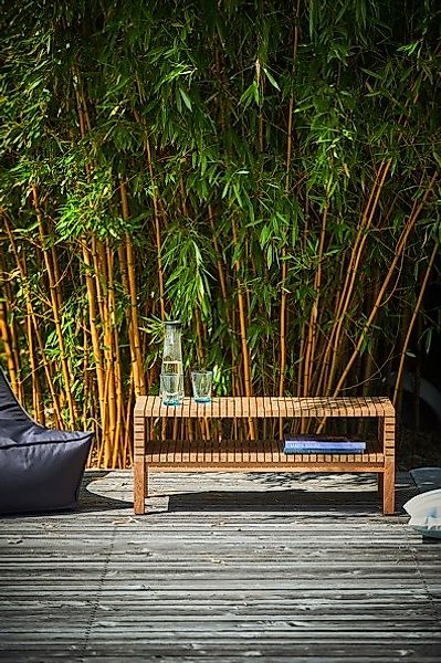 Garten Beistelltisch SAMOA mit Ablagefach 97 x 45 cm, 40,5 cm hoch günstig online kaufen