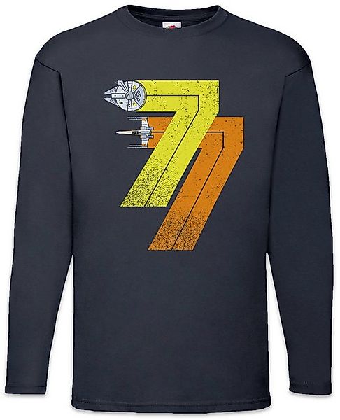 Urban Backwoods Langarmshirt Vintage Rebel Born 77 Langarm T-Shirt Star Mil günstig online kaufen