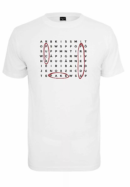 MisterTee T-Shirt "MisterTee Herren Crossword Tee" günstig online kaufen