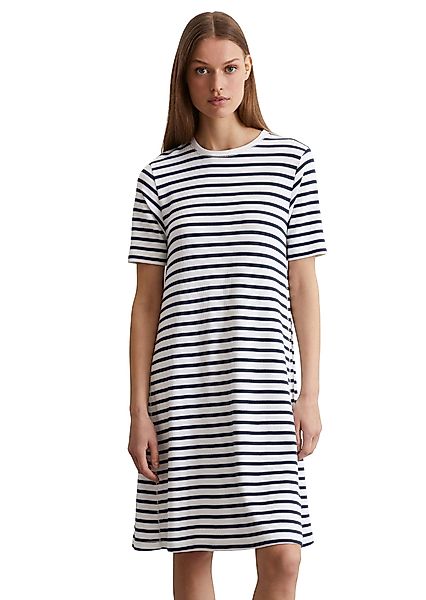 Marc OPolo Jerseykleid geringelt, mit Struktur, ohne Verschluss günstig online kaufen