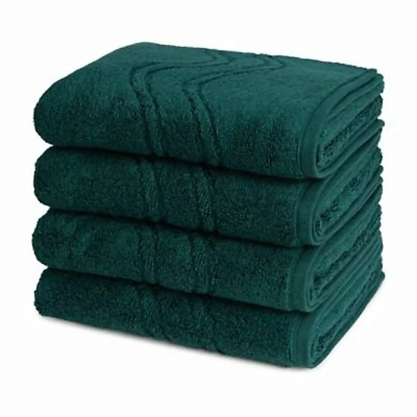 Ross 4 X Handtuch - im Set Cashmere feeling Handtücher grün günstig online kaufen