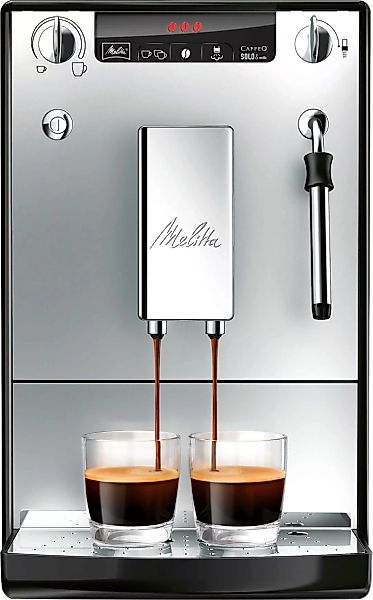 Melitta Kaffeevollautomat »Solo® & Milk E953-202, silber/schwarz« günstig online kaufen