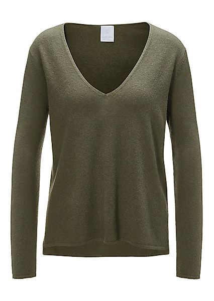 MADELEINE Longpullover "Pullover Kaschmirpullover mit V-Ausschnitt" günstig online kaufen