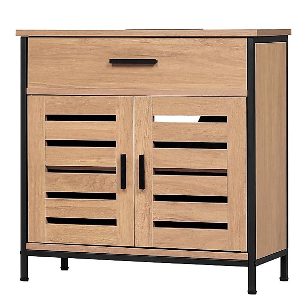 EUGAD Waschbeckenunterschrank (1-St) Unterschrank Waschbecken, 2 günstig online kaufen